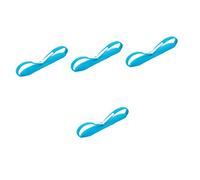 Healifty 4 Uds Azul Traqueostomía Dale Ataduras De Catéter Transpirable Soporte De Cierre De Gancho De Fijación Suministros Flexibles Para Adultos Sujeción De Y Banda De Retención