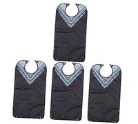 Healifty 4 Uds Babero Para Comer Para Adultos Baberos Para Hombre Babero Para Adultos Delantales Para Mujeres Babero Para Ancianos Protector De Ropa Para La Hora De La Comida Babero Para