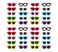 Healifty 40 Dijes de Resina para Scrapbooking Parte Trasera Plana, Ligeros y Lisos, Ideales para Manualidades y Álbumes Creativos