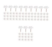 Healifty 400 Chinchetas Para Tablero De Corcho Alambre De Acero Niquelado Pentagrama H-Nail