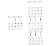 Healifty 400 Chinchetas Para Tablero De Corcho Pentagrama De Plástico Con Clavos En H