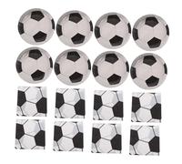 Healifty 40Piezas Vajilla de Fiesta de Fútbol de Platos Servilletas con Diseño de Decoraciones para Cumpleaños y Fiestas Temáticas