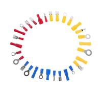 Healifty 480 Piezas Terminales de Crimpado de Goma Terminales Espada y Anillo Macho y Hembra para Desconexión Rápida Proyectos Eléctricos