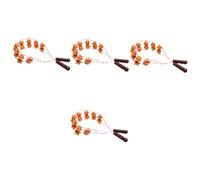 Healifty 4Pcs Masajeador Masajeadores De Mano Masajeador Linfático Herramientas Para Madera Cuerda De Rodillo De Masaje De Madera Palos De Masaje Corporal Masajeador De Drenajes Linfáticos