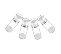 Healifty 4piezas Botella de Loción Vacía Transparente de Envase de Viaje Rellenable para Cosméticos Champú Loción Uso Viajes