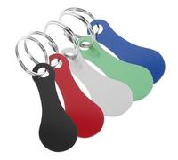 Healifty 5 Llaveros Fichas para Carrito de Compra, Colores Surtidos, Material Resistente, Diseño Compacto y Portátil, Accesorio Práctico para Supermercado y Uso Diario