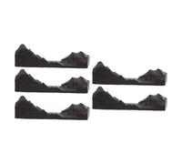 Healifty 5 Piezas Bloque de Madera Miniatura en Forma de Montaña
