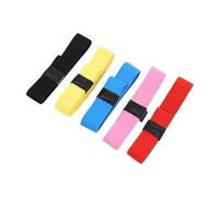 Healifty 5 piezas Correas Elásticas Ajustables para Fijar Cajas de Almuerzo Coloridas Resistentes y Reutilizables Correas Portátiles para Contenedores Bento y Utensilios y Color Aleatorio