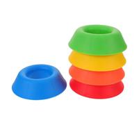 Healifty 5 Piezas Soporte Plástico para Pelotas Redondas Base Protectora para Baloncesto Fútbol y Voleibol de Unidades para Exhibición Deportiva