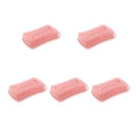 Healifty 5 Uds Limpiador de Lavado Cuadrado Baby Shower Cepillo Accesorio Niños para El Hogar Masajeador de Pelo Limpieza de La Piel Suministros de Baño Cabeza de Silicona Cuero Cabelludo