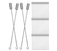 Healifty 50 Piezas Broche de Seguridad de Acero Inoxidable con Tapa Final Alfileres para Solapas Trajes Sombreros y Manualidades Accesorios para Eventos y Uso Diario