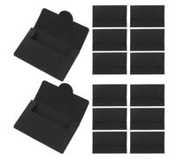 Healifty 50 piezas Paquete Fundas para Tarjetas Negras Protectoras de Cartón Grueso Resistentes Antidesmagnetización para Tarjetas Crédito Débito Hotel Uso