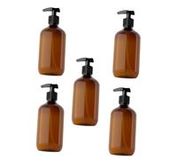 Healifty 5piezas Botellas de Subenvasado Rellenables de Dispensadores de Cosméticos para Loción Maquillaje Botellas para Baño y Ducha