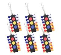 Healifty 6 Juegos Golf tee Organizer Bag Wear-Resistant Storage Clip Portable Lightweight Keychain Holder For Women Golf Accessories