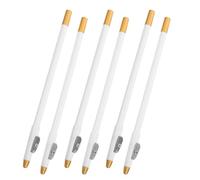 Healifty 6 Lápices Delineadores Multifuncionales para Cejas y Ojos Resistentes al Agua de Madera con Sacapuntas Integrado Portátil para Maquillaje y Retoques Diarios