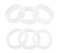 Healifty 6 Moldes de Silicona Flexibles Molde de Epoxi Blanco para Pulseras Fácil de Desmoldar para Fabricación de Brazaletes Manualidades