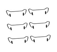 Healifty 6 Piezas Estantería de Vino Creativa de Hierro para Pared Soporte Decorativo para Botellas Diseño Ahorra Espacio para Cocina y Comedor