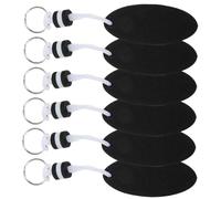 Healifty 6 piezas Llaveros Flotantes Ovalados EVA Anillos de Colores para Deportes Acuáticos Accesorios para Llaves de Surf y Navegación Resistentes y Visibles para Actividades al Aire