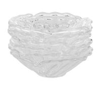 Healifty 6 Piezas Protector de Cera para Velas Decorativas de Discos de Vidrio Antigoteo Capturador de Cera para Candelabros Diseño Redondo y para Mantener Superficies Daños