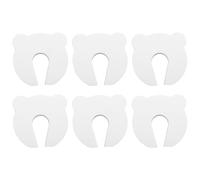 Healifty 6 Piezas Protector de Puerta para Tope de Puerta Antideslizante y Antiahuecadura para Seguridad Infantil Protección contra Pellizcos sin Daños Fácil Instalación