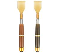 Healifty 6 Uds Masaje Retráctil Hogar Mano Relajación Verde Raspador Largo Picazón Resina Backscratcher Alivio Rascado Herramienta Mujeres Telescópico Adulto Portátil Rascadores Picazón