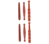 Healifty 6 Uds Palillo De Masaje De Meridiano Madera Roja
