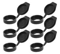 Healifty 6 unidades de cubierta de plástico para cerradura de leva, cubierta impermeable, color negro, para armarios de distribución, protección contra la intemperie, uso en exteriores
