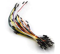 Healifty 65 piezas Cables Puente para Placa de Pruebas con Conectores Redondos Kit de Jumpers Flexibles para Proyectos Electrónicos DIY