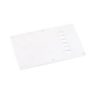 Healifty 6agujeros Placa Trasera de Guitarra para Guitarra Eléctrica Placa de Mástil Protector de Golpeador de Repuesto para Mantenimiento de Instrumento Musical Escenario