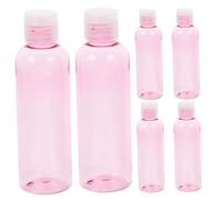 Healifty 6piezas Botella Tapa Abatible para Cosméticos Botellas Flexibles de Viaje Prácticas Rellenables para Maquillaje y Loción