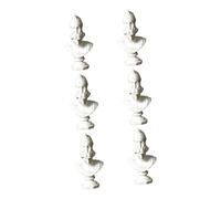 Healifty 6piezas Estatuillas Diosa Resina Blanca Decoración Escritorio Oficina Arte Manualidades