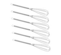 Healifty 7 piezas Batidor Inoxidable para Mezclar Tintes de Cabello Herramienta Profesional para Salón Peluquería Mezclador Manual para Coloración Precisa y Uso Versátil