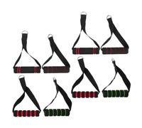 Healifty 8 Piezas Agarre Ergonómico para Fitness Material Duradero Antideslizante Compatible con Bandas de Resistencia y Cuerdas Elásticas para Entrenamiento Gimnasio y Color Aleatorio