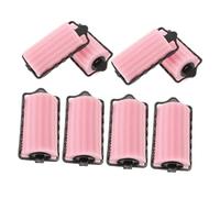 Healifty 8 piezas Rodillos para Cabello Rulos Suaves sin Calor para Ondas y Rizos Protectores del Cabello Cómodos y Seguros para Uso Casa y Salón Kit de Peinado Versátil
