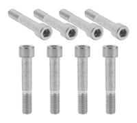 Healifty 8 Tornillos de Abrazadera para Tija de Sillín de Bicicleta de Montaña M8 Acero Inoxidable Resistente Fijación Segura para Ciclismo Compatibles Pernos de Liberación Rápida Pack