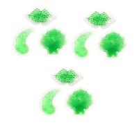 Healifty 9 Piezas De Gel De Belleza Paquete De Hielo Almohadillas De Hielo Para Labios Productos De Cuidado Personal Parches Para Ojos Para Ojos Hinchados Paquete De Hielo Para La