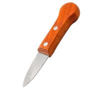 Healifty Abre Ostras y Almejas Herramientas Para Abrir Cuchillo De Mariscos Mango De Madera Utensilio De Cocina Fácil De Usar y Limpiar
