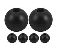 Healifty Accesorios para Sistemas de Poleas de Gimnasio 6 Piezas Bola Limitadora de Cable de Acero 4 CM Funda Protectora Tope para Máquinas de Fitness y Equipos de Ejercicio Casa y