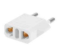 Healifty Adaptador de Enchufe Europeo a Estadounidense para Viaje, Cobre Resistente, 6a 220v, Adecuado para Viajes Internacionales y Negocios