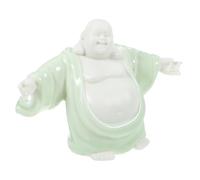 Healifty Adorno De Buda Maitreya De Cerámica Estatua De Buda Pequeña para Mesa De Oficina Artesanal para Dormitorio