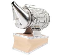 Healifty Ahumador de Colmena para Apicultura, Herramienta Manual de Acero Inoxidable, Mini Boquilla, Práctico y Portátil para Inspección y Manejo de Colmenas de Abejas, 1 Unidad