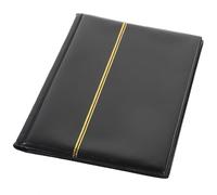 Healifty Álbum de Monedas para Colección 250 Ranuras Negro PVC Grueso y Cubierta de Cuero Sintético para Almacenamiento y Exhibición de Monedas Conmemorativas