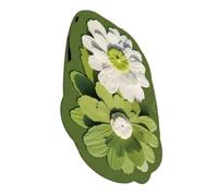 Healifty Alfombrilla de Baño Secado Rápido Antideslizante y Absorbente Diseño Floral 3D Fabricada Tejidos de Cuero Sintético y Esponja Reciclada para Baño