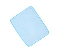 Healifty Alfombrilla Refrescante para Mascotas Portátil Colchoneta Refrigerante para Perros y Gatos Ligera Lavable Máquina Cama para Verano Color Azul