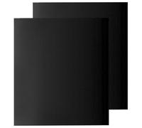 Healifty Alfombrillas para Hornear Antiadherentes de Fibra de Vidrio 2 Piezas 33x40 Cm Resistentes al Calor para Barbacoa y Horno Reutilizables Tapetes Prácticos para Cocinar sin Pfoa