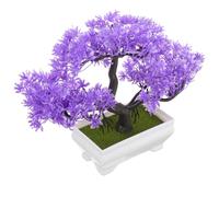 Healifty Árbol de Bonsai Artificial Maceta Planta de Pino Realista para Decoración de Mesa Adorno de Bonsai Falso para Hogar y Oficina