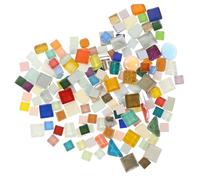 Healifty Azulejos pequeños para manualidades de bricolaje, 1 bolsa de azulejos de piedra con formas libres, decoración estética para lámparas y jarrones