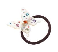 Healifty Bandas Elásticas para Pelo con Mariposas de Colores y Brillantes Coleteros Suaves con Alta Elasticidad para Coletas Trenzas y Moños Niñas y Niñas Pequeñas