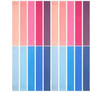 Healifty Bandas Elásticas para Sillas de Aula 20 Unidades Correas Elásticas Antideslizantes para Piernas Inquietas Colores Degradados Azul Marino y Rosa Claro Ideales Oficina