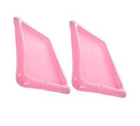 Healifty Bandeja Inflable para Piscina 2 Unidades Color Rosa, Soporte para Bebidas y Hielo, Gran Capacidad, Bandeja de Servicio Flotante para Fiestas en Piscina y Playa